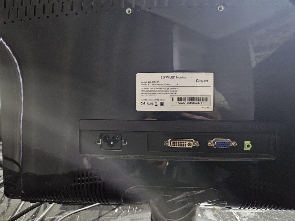Casper Siyah Monitör - Görsel 5