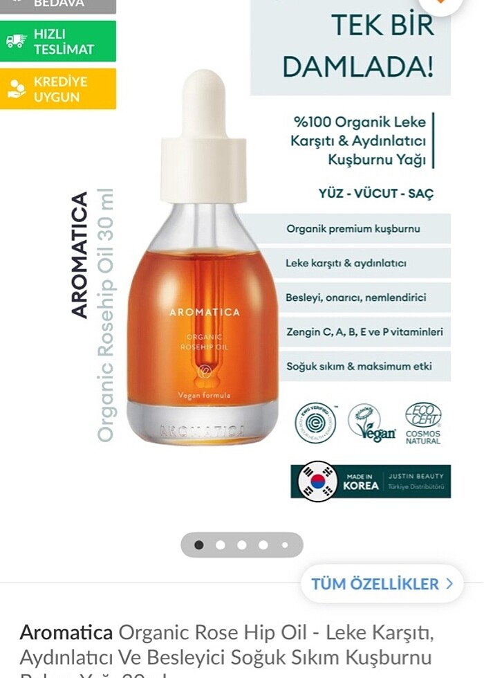 Aromatica kuşburnu yağı - Görsel 3