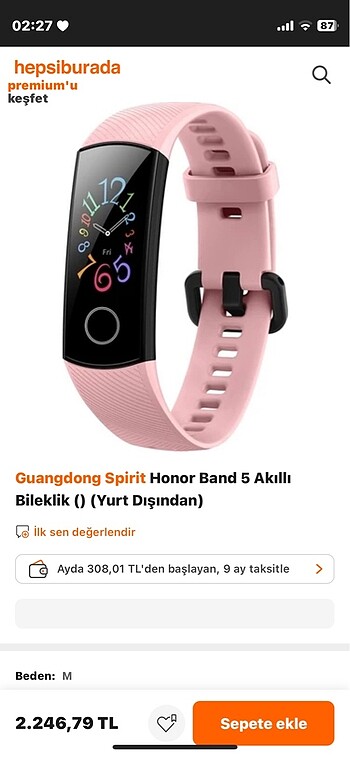 Honor band 5 ve mi band 5 - Görsel 3