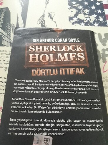  Beden SIR ATRHUR CONAN DOYLE DÖRTLÜ İTTİFAK SHERLOCK HOLMES