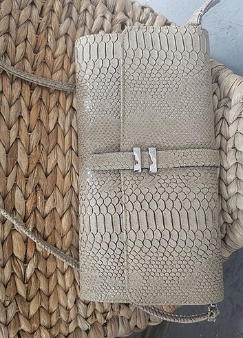 Yılan derisi çanta - Görsel 5