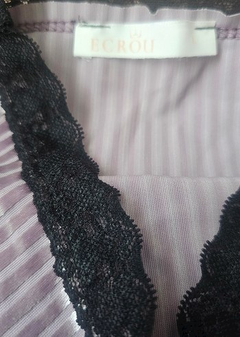 Mor İp Askılı Mini Kadın Pijama Takımı - Görsel 4