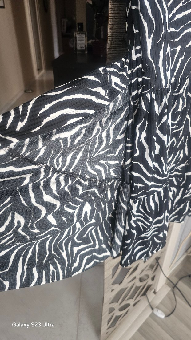 Zebra Desenli Uzun Etek - Görsel 2