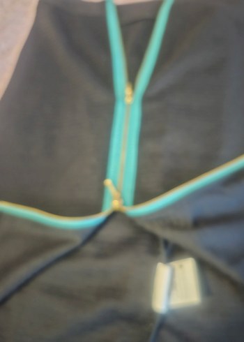 Fermuarlı Siyah Midi Etek - Görsel 6