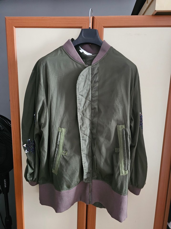 Owersize Pul Nakışlı Tül kumaş - Görsel 2