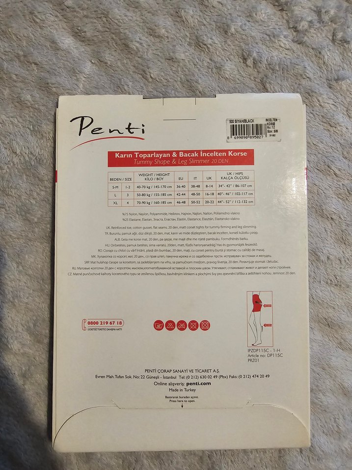 Siyah Korseli Çorap - Görsel 2