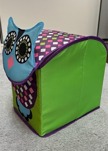 Renkli Baykuş Tasarımlı saklama kutusu - Görsel 2