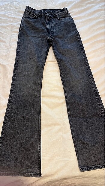 Siyah flare jean