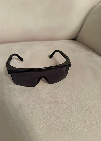 Siyah Minimalist Biker Kadın Gözlüğü - Görsel 3