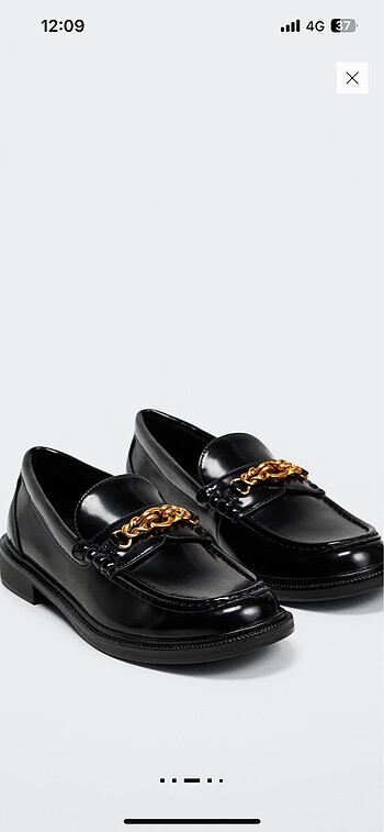 Mango zincirli loafer ayakkabı