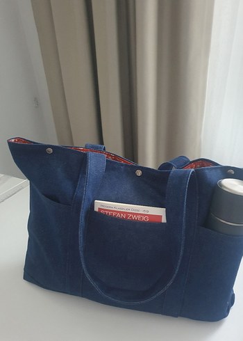 Beden Mavi Denim Kadın Günlük Çanta