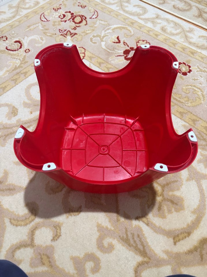 Kırmızı Renkli Çocuk Taburesi - Görsel 4