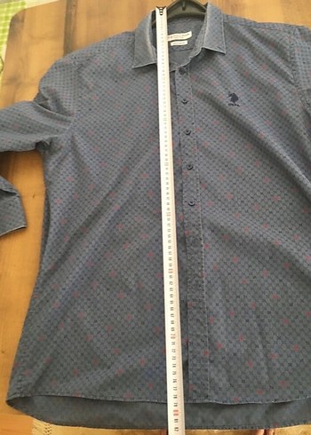 Gri Denim Erkek Gömlek Uzun Kollu - Görsel 4