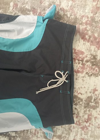 Gri Bel Bantlı Erkek Yüzme Şortu - Görsel 4