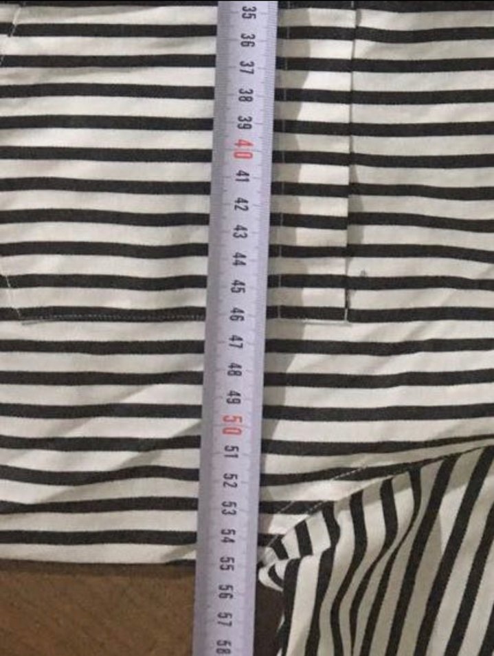 Düğmeli Kısa Kollu Çizgili Erkek Gömlek - Görsel 3