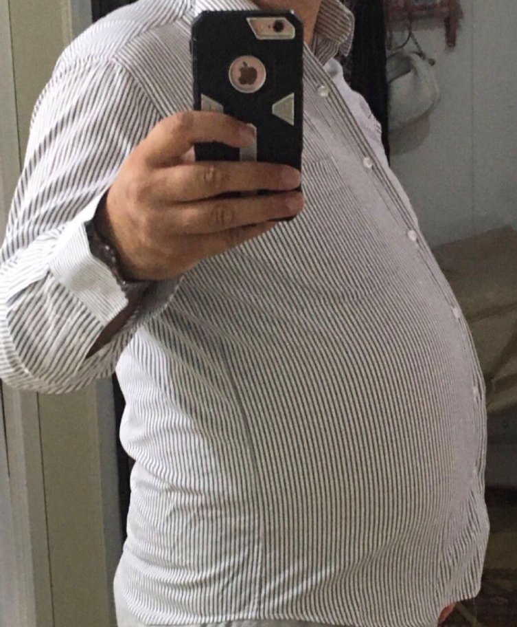 Gri Çizgili Uzun Kollu Erkek Gömlek - Görsel 3