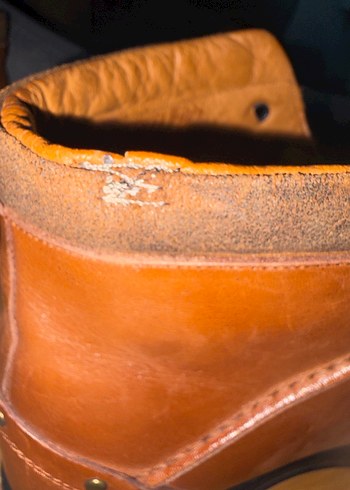 Kahverengi Deri Biker Botlar - Görsel 7