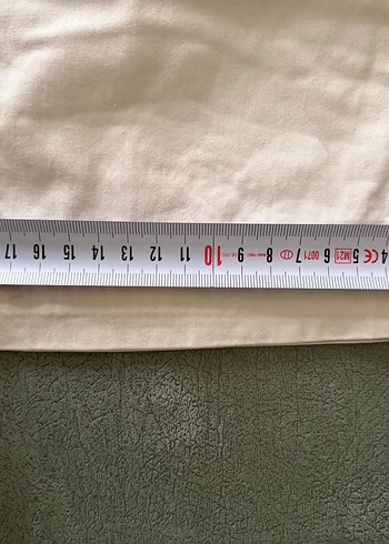 Bej Kadın Keten Kumaş Pantolon - Görsel 5