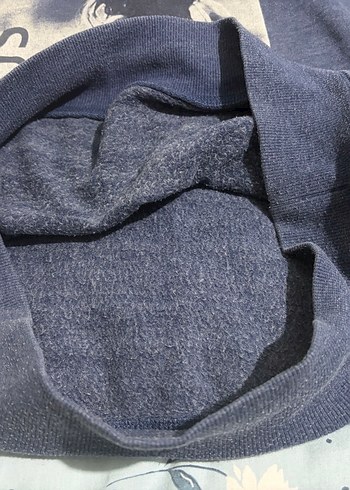 Erkek Baskılı Kapüşonlu Sweatshirt - Görsel 3