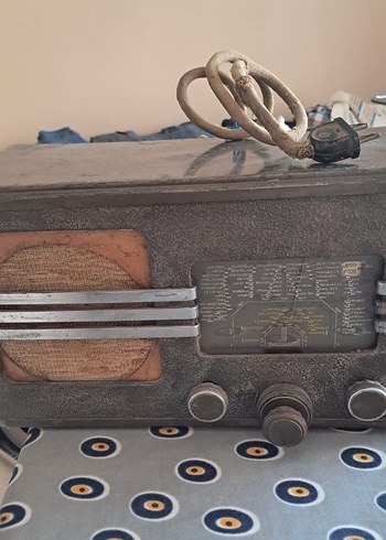 Gri Antika Radyo Müzik Sistemi