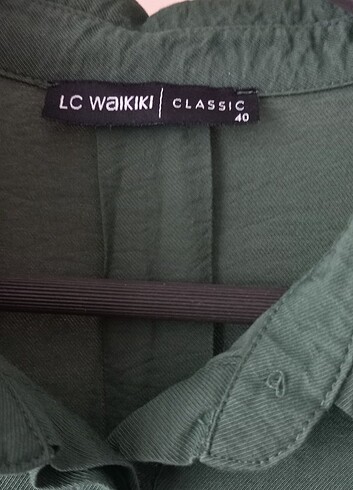 38 Beden yeşil Renk LCW TUNİK