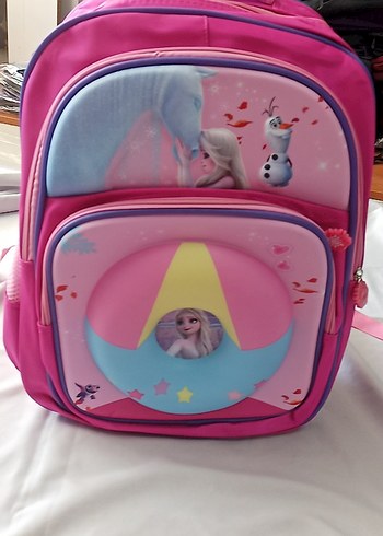 Pembe Çocuk Okul Çantası