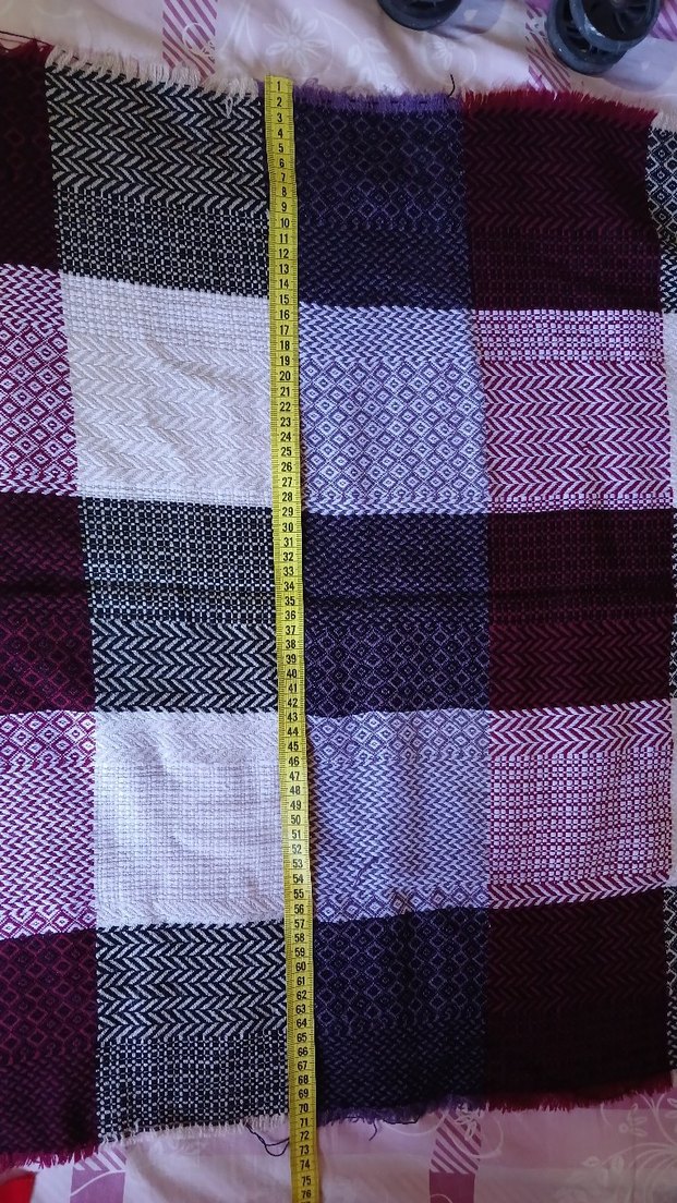 Bordo Desensiz Yumuşak kışlık şal - Görsel 3