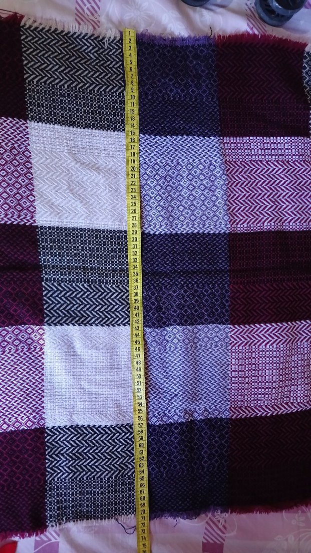 Bordo Desensiz Yumuşak kışlık şal - Görsel 4