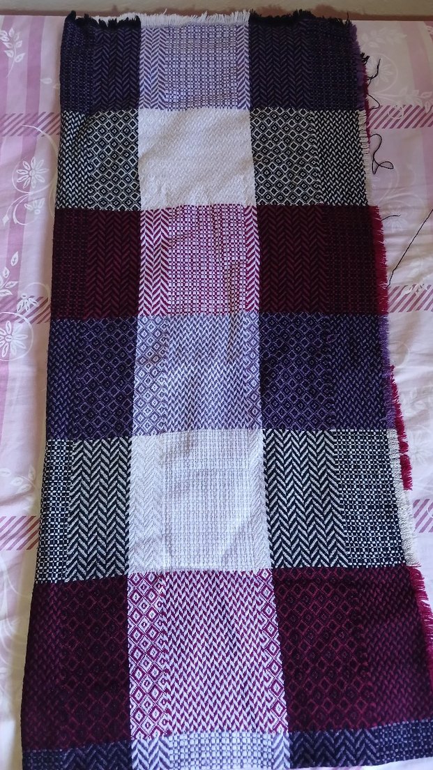 Bordo Desensiz Yumuşak kışlık şal - Görsel 2