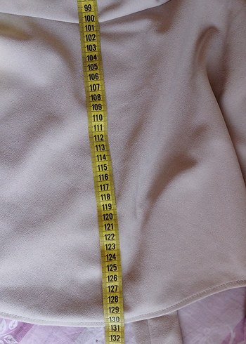 Bej Bohem V-Yaka Uzun Kadın Elbise - Görsel 6