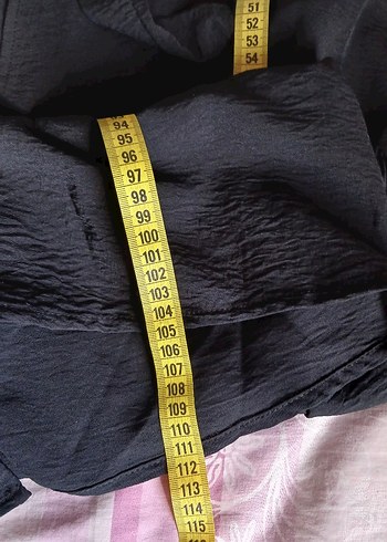 Siyah Kadın Uzun Kollu Salaş kimono - Görsel 3