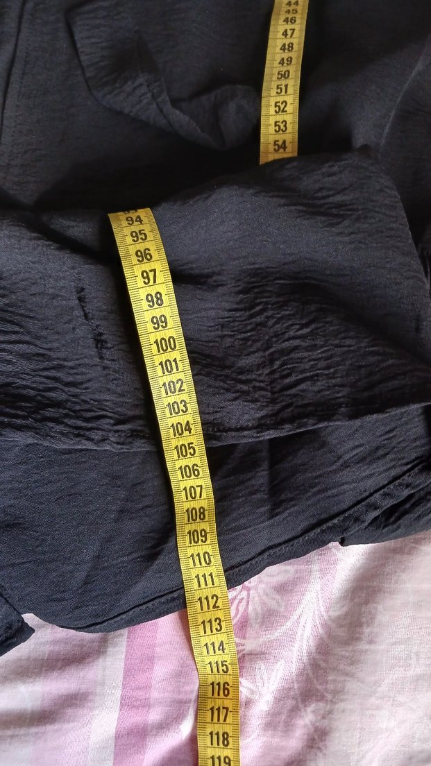 Siyah Kadın Uzun Kollu Salaş kimono - Görsel 3