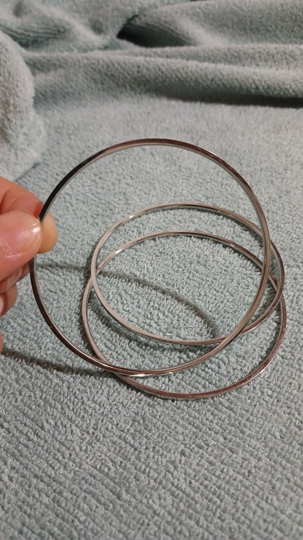 Kadın ajda bilezik çelik paslanmaz 3'lü - Görsel 4