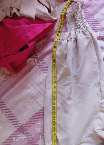 Bej Keten Bluz, Uzun Kollu, Bohem - Görsel 8