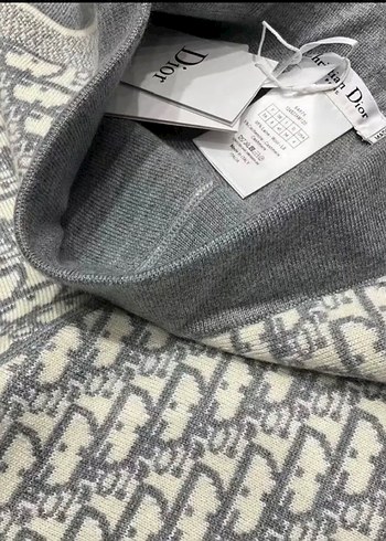 m Beden Dior Gri Kadın Örme Kumaş Pantolon