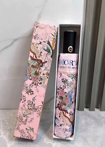  Beden pembe Renk Dior Pembe Pileli Bohem Şemsiye