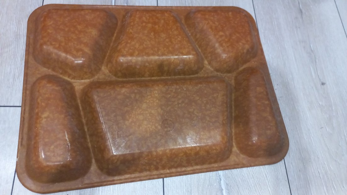 Kahverengi Parlak Bölmeli Yiyecek Kabı - Görsel 2