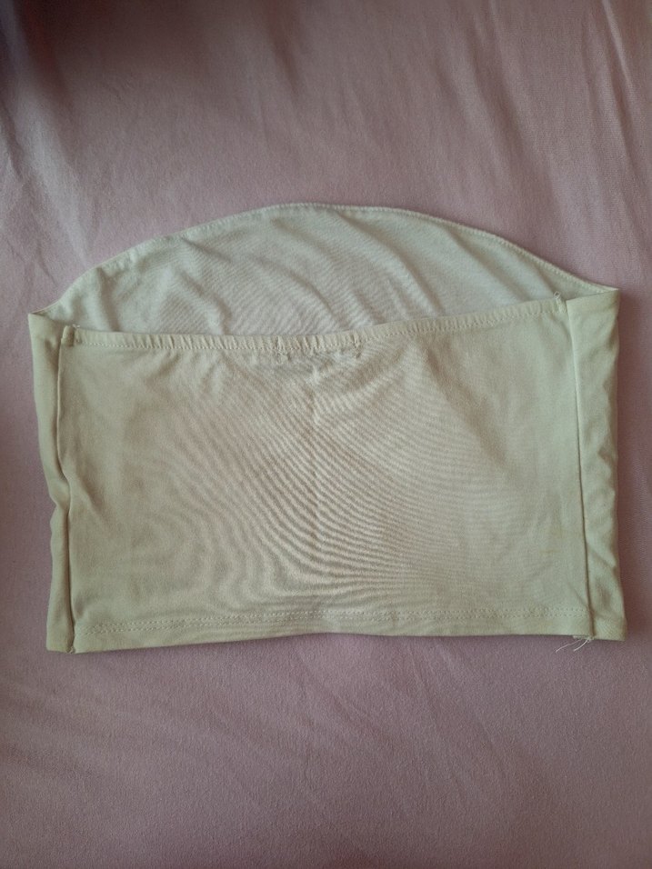 stradivarius kadin straplez ust - Görsel 2