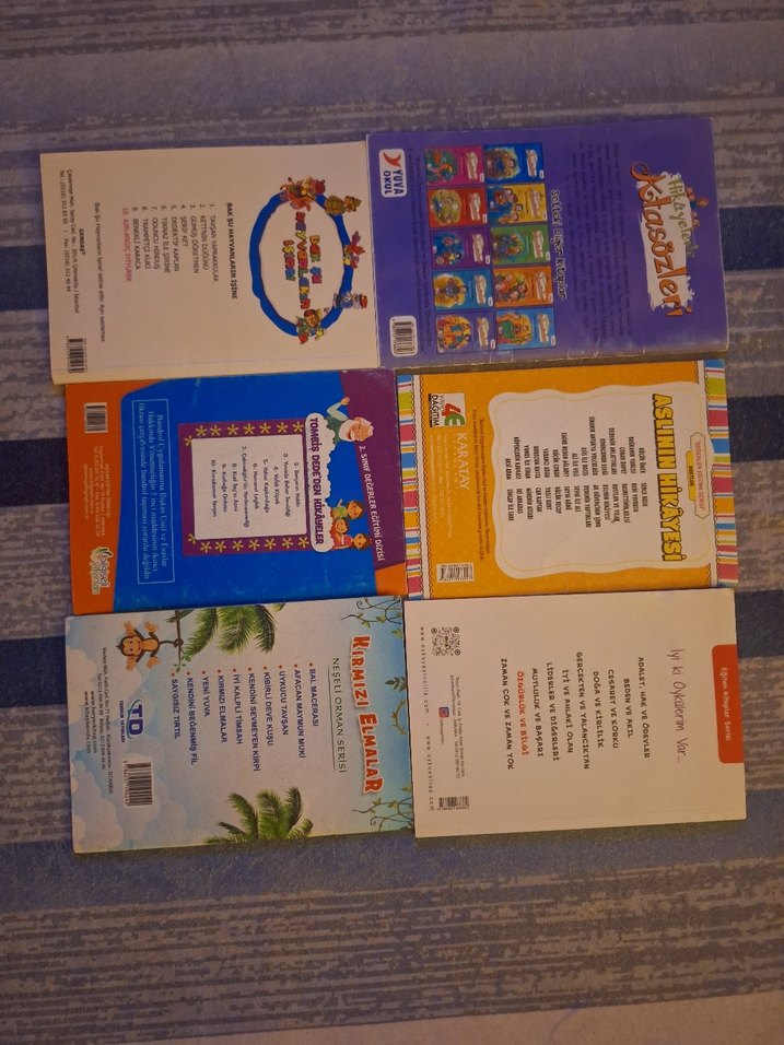 6 adet çocuk okuma kitabi - Görsel 2