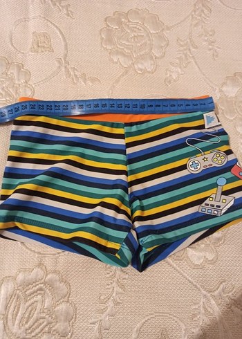 Çizgili Renkli Erkek Çocuk Mayo - Görsel 3