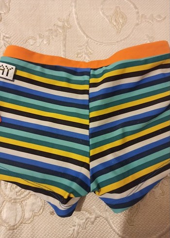 Çizgili Renkli Erkek Çocuk Mayo - Görsel 2