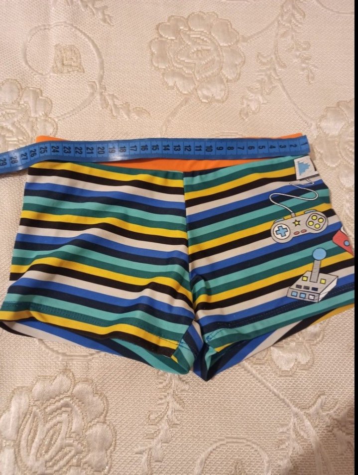 Çizgili Renkli Erkek Çocuk Mayo - Görsel 3