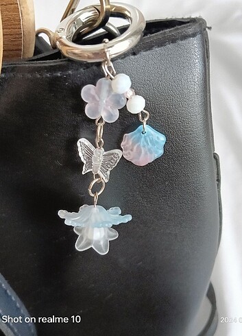 Blue spring anahtarlık