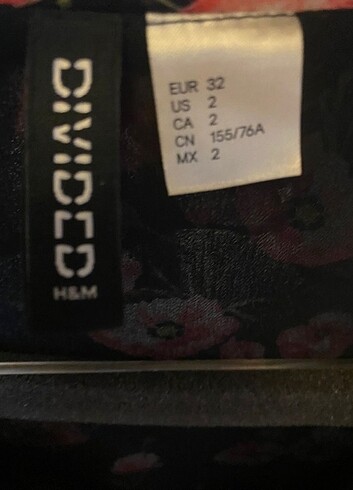 H&M Çiçek desenli elbise