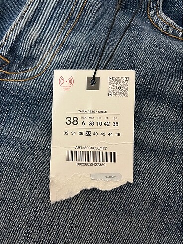38 Beden ZARA KADIN KOT PANTOLON