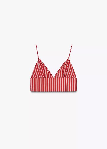 Zara ZARA | ÇİZGİLİ CROP TOP