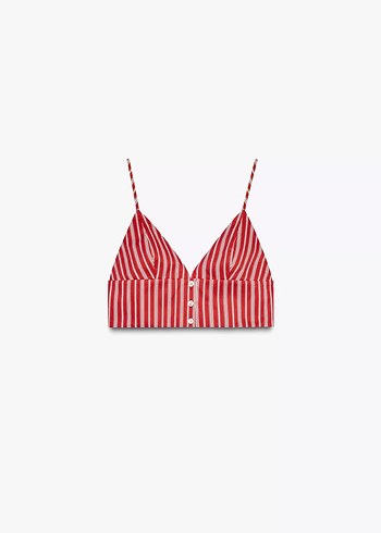 ZARA | ÇİZGİLİ CROP TOP