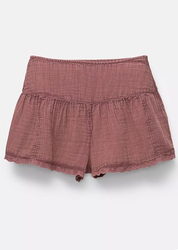 PULLANDBEAR | DANTEL DETAYLI ŞORT ETEK