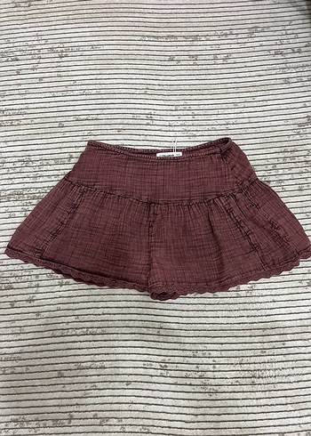 m Beden PULLANDBEAR | DANTEL DETAYLI ŞORT ETEK