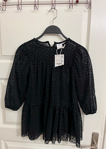 ZARA | 6 YAŞ ÇOCUK ÇİÇEKLİ TÜL ELBİSE